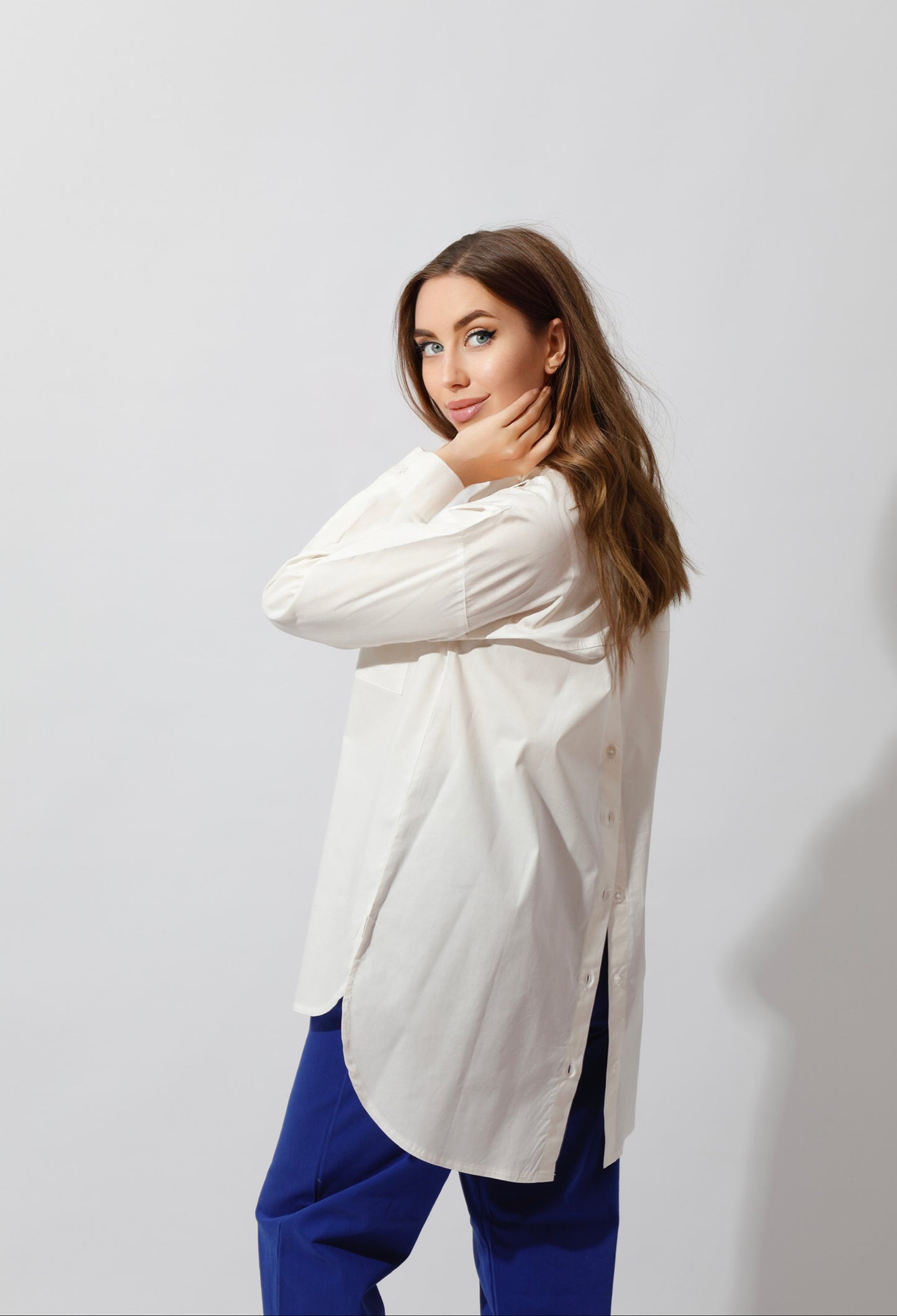 Buttons Back Shirt - OffWhite