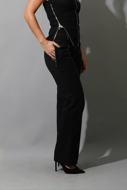 Co-Ord BootCut pants - Black