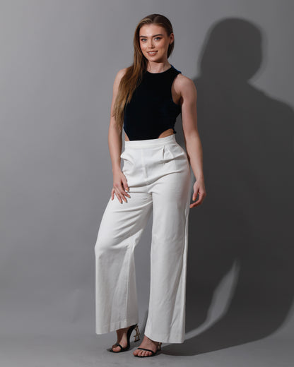Velvet Body Suit - Navy