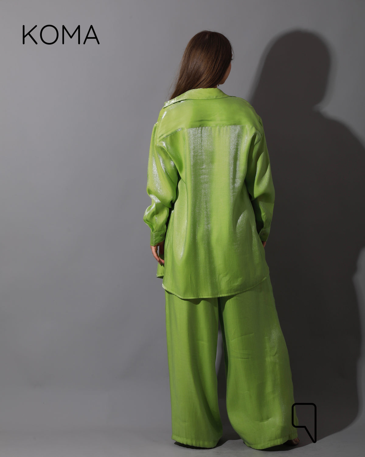 Shemer Long Shirt - Lime Green