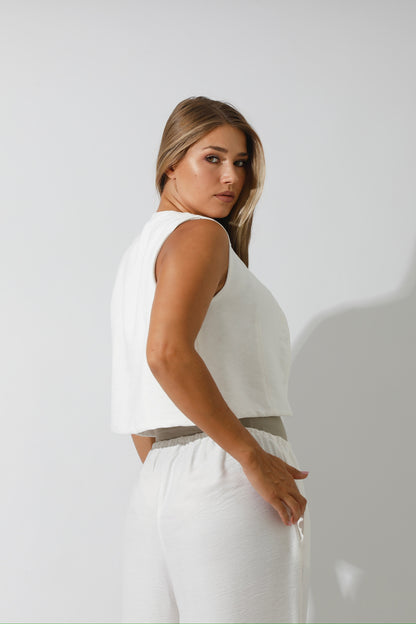Vest Set - White
