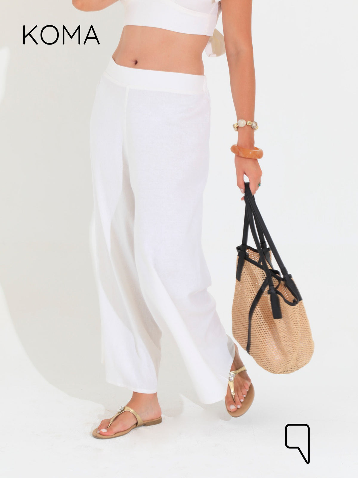 Mais Uncle Trousers  - White