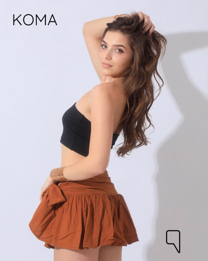 Patricia Tied Up Skirt - Camel