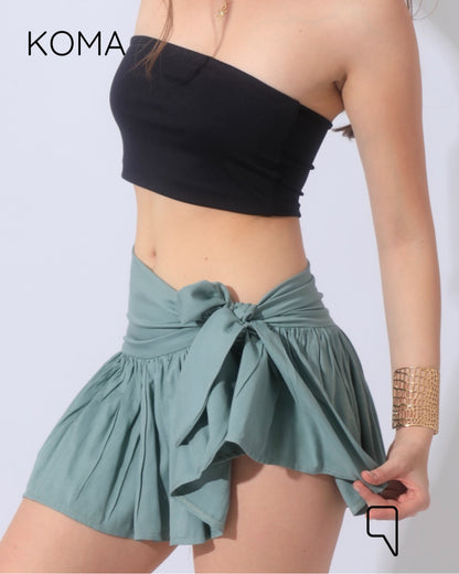 Patricia Tied Up Skirt - Mint