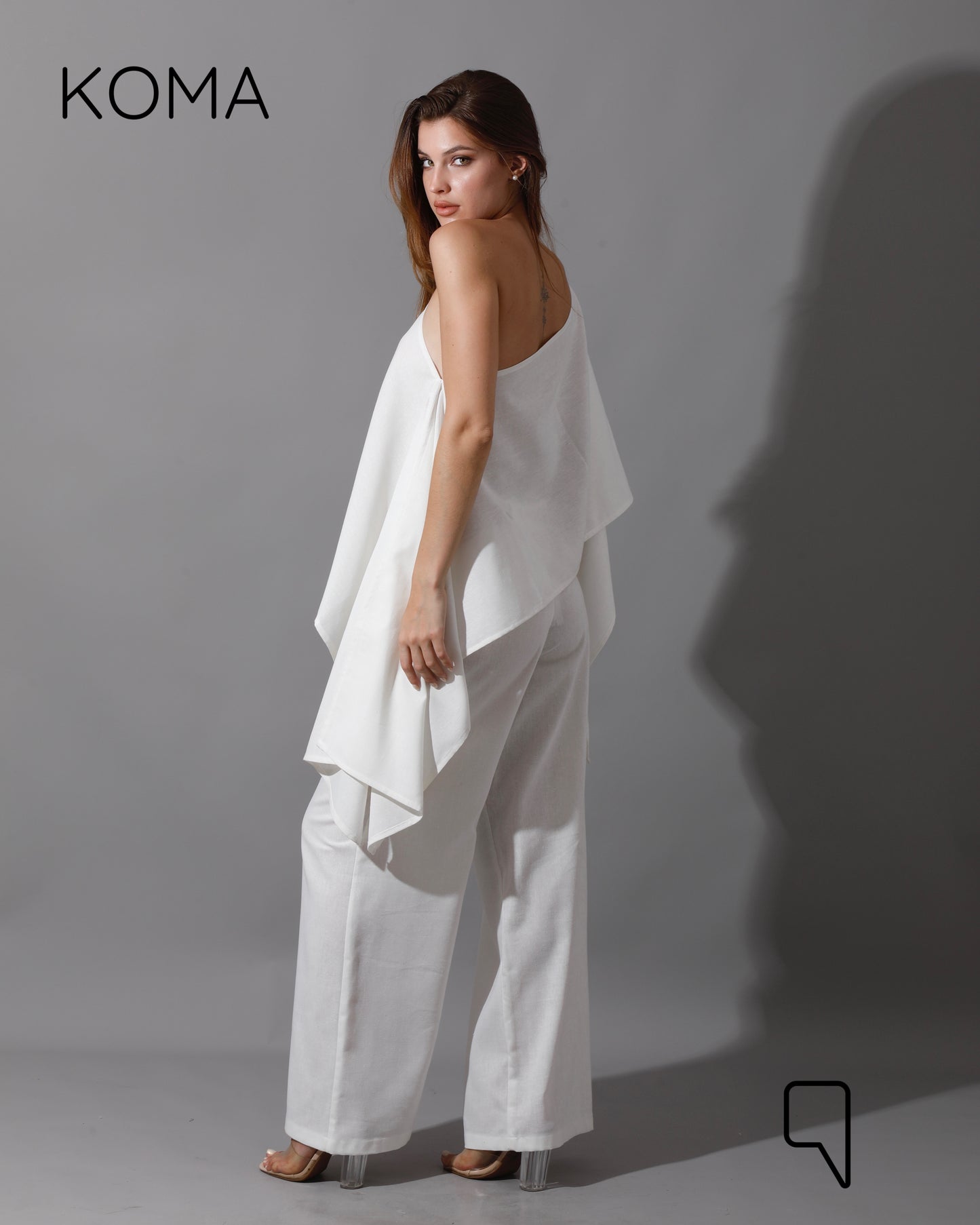 Piera Butterfly Co-Ord - OffWhite