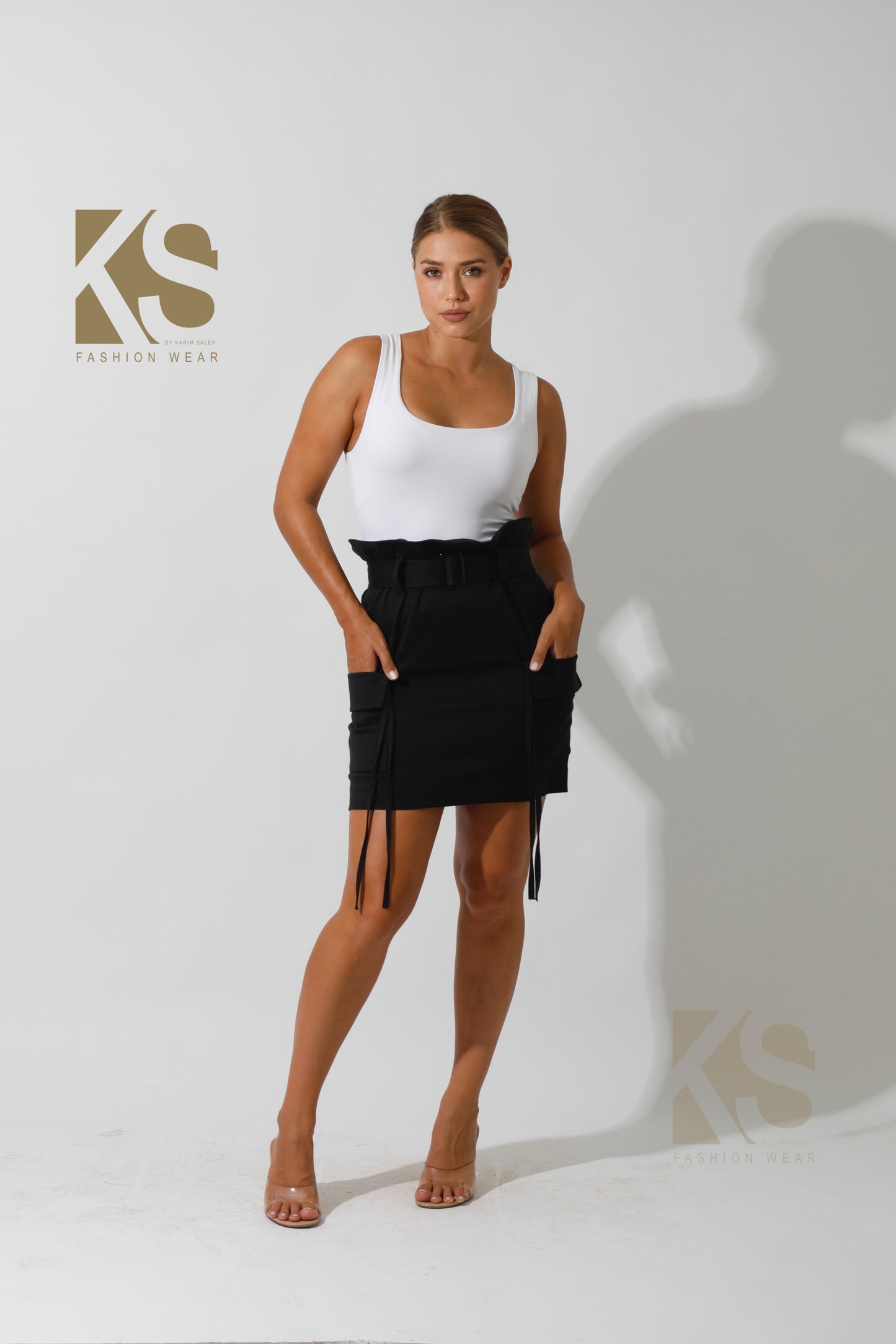 Baggi Short Skirt - Black