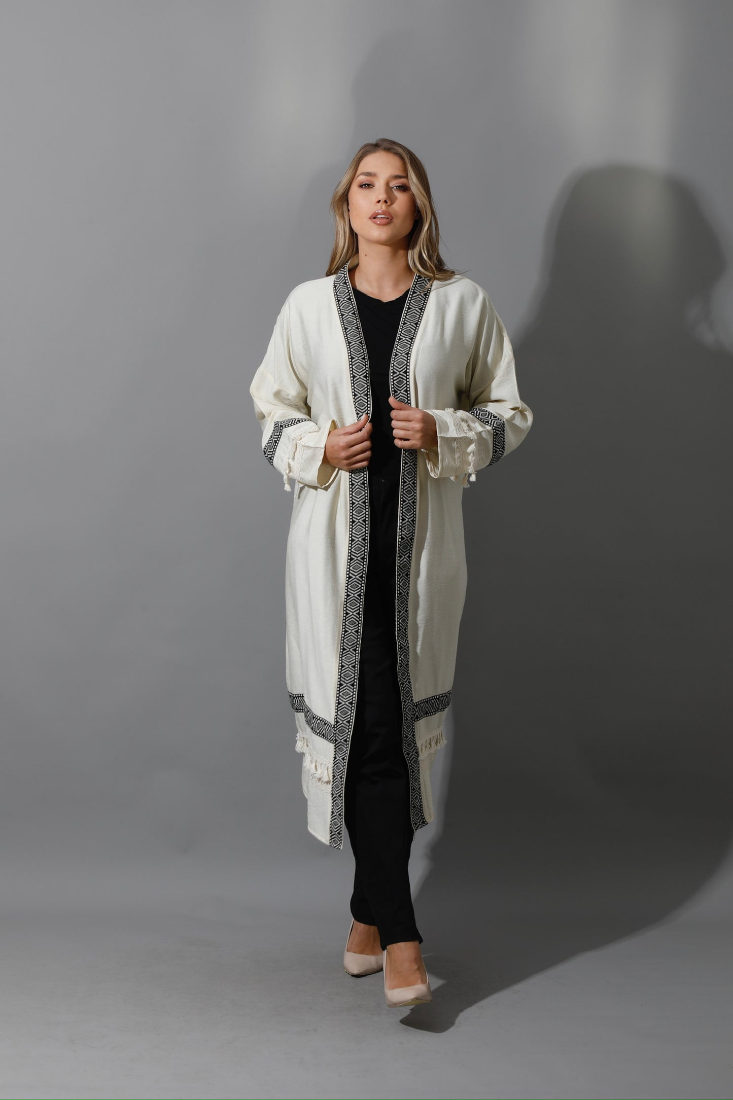 Short Kaftan - Beige