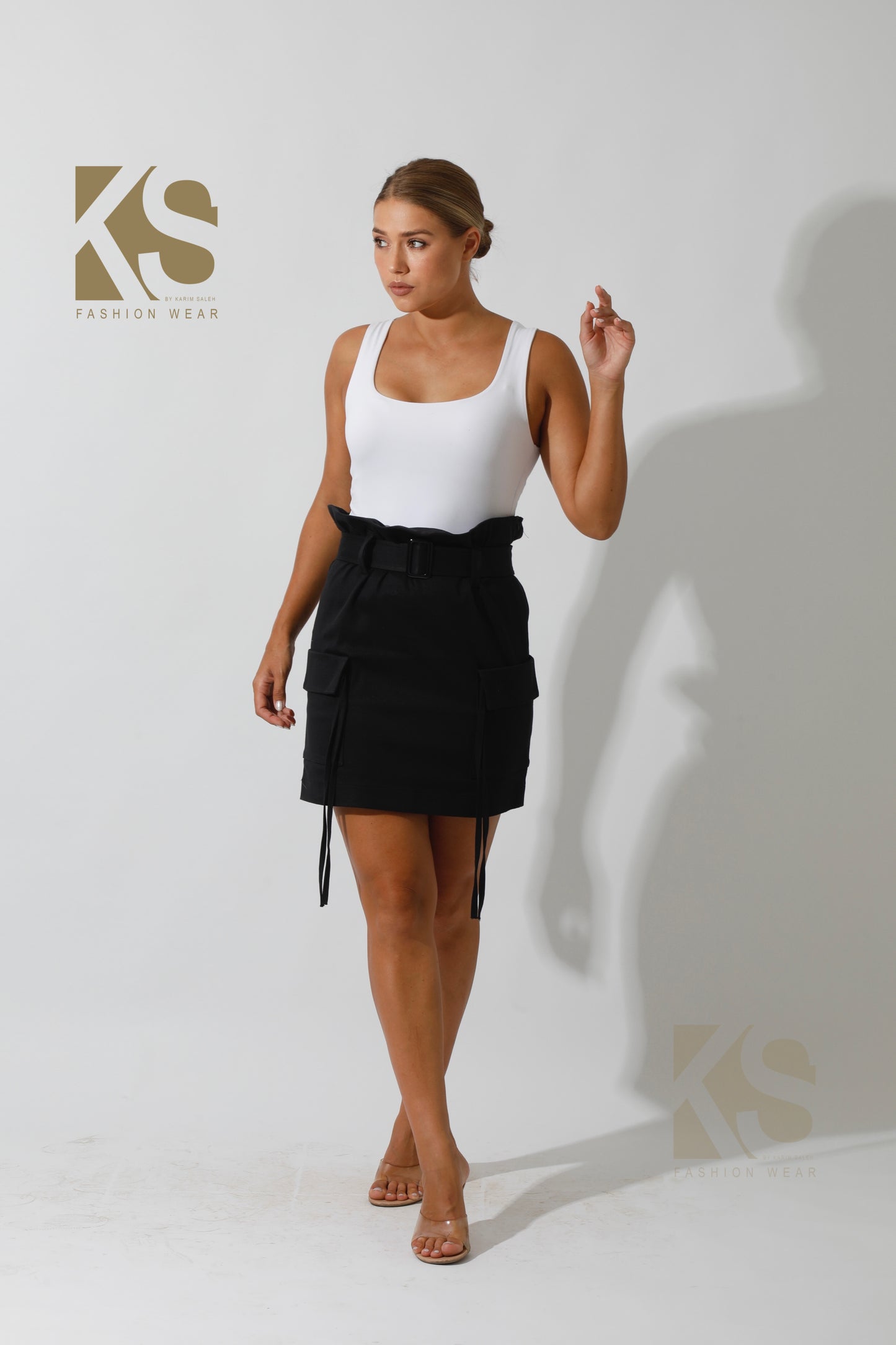 Baggi Short Skirt - Black