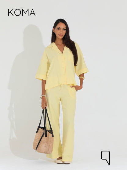 Maeve Blend Trousers - Yellow
