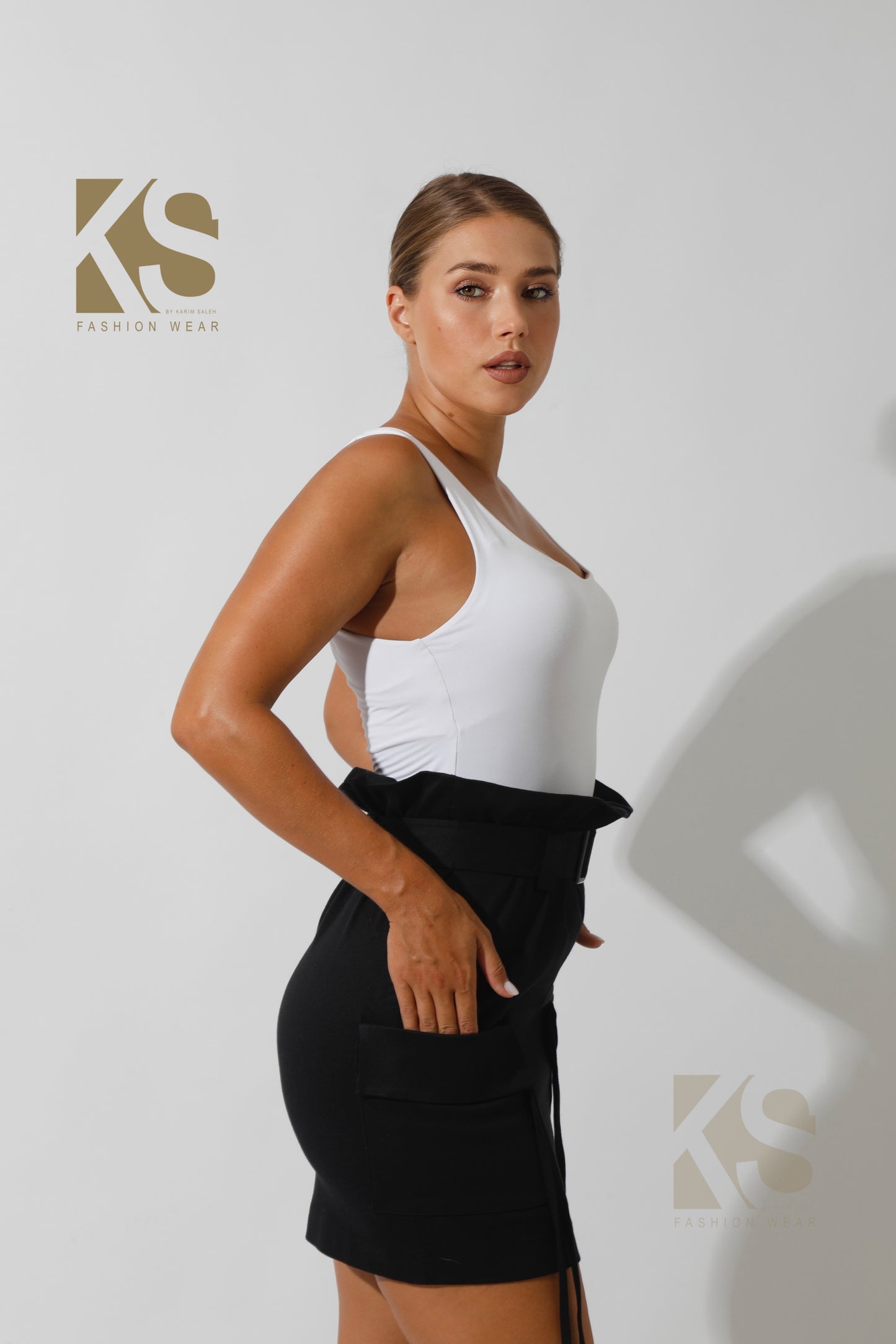 Baggi Short Skirt - Black