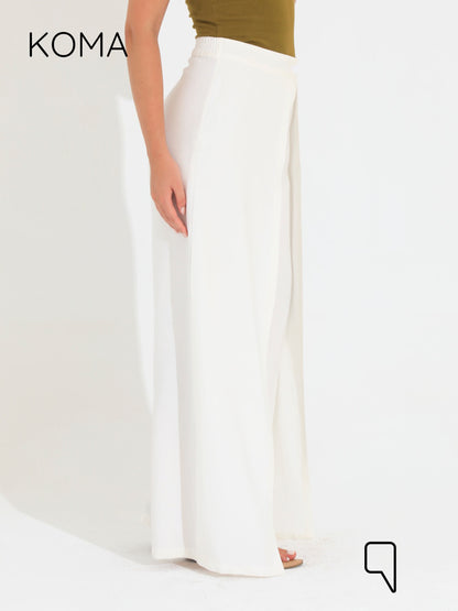 Kendra Double Layer Trousers - White
