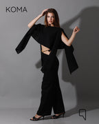 Piera Butterfly Co-Ord - Black