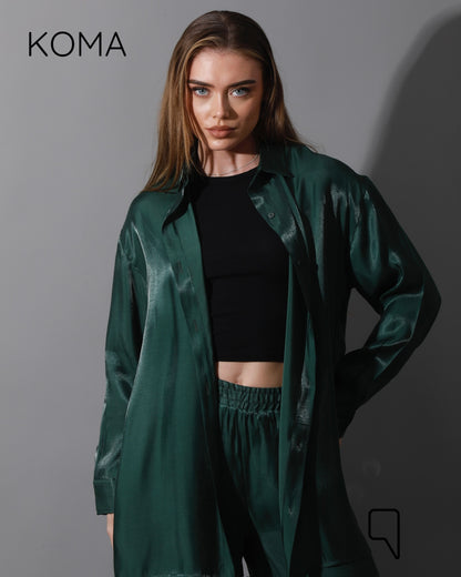 Shemer Long Shirt - Olive