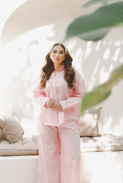 Lose Striped Shirt - Striped Pink
