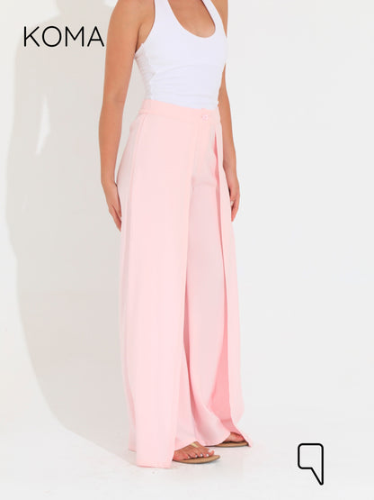 Kendra Double Layer Trousers - Pink