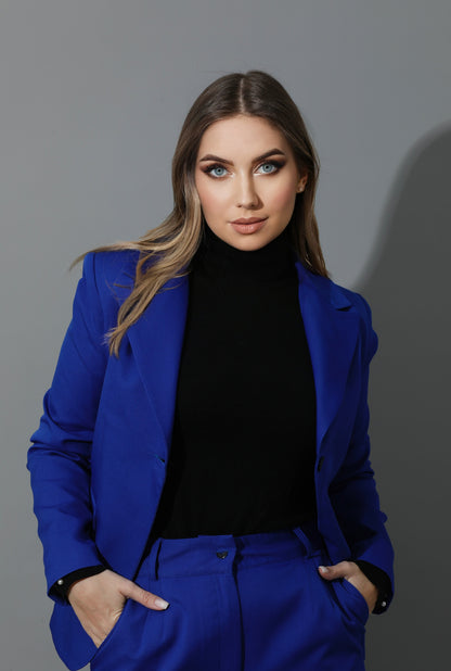 Tailored Slim Fit Suits - Electric Blue