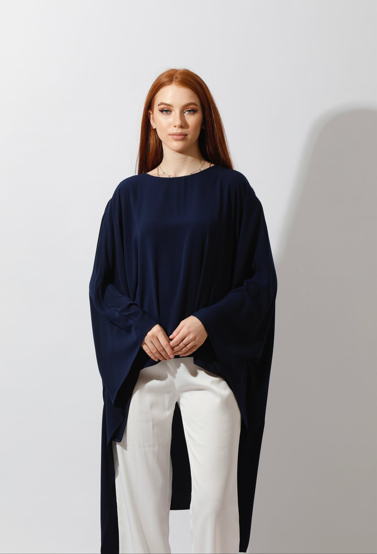 Butterfly Blouse - Navy
