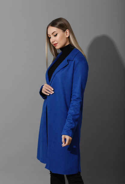 Open Front Cardigan - Electric Blue
