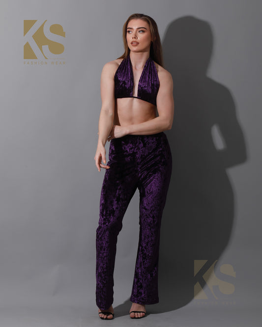 Tied Up Top - Purple
