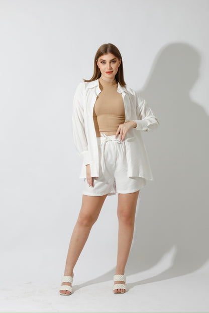 Lose Fit Shorts - White