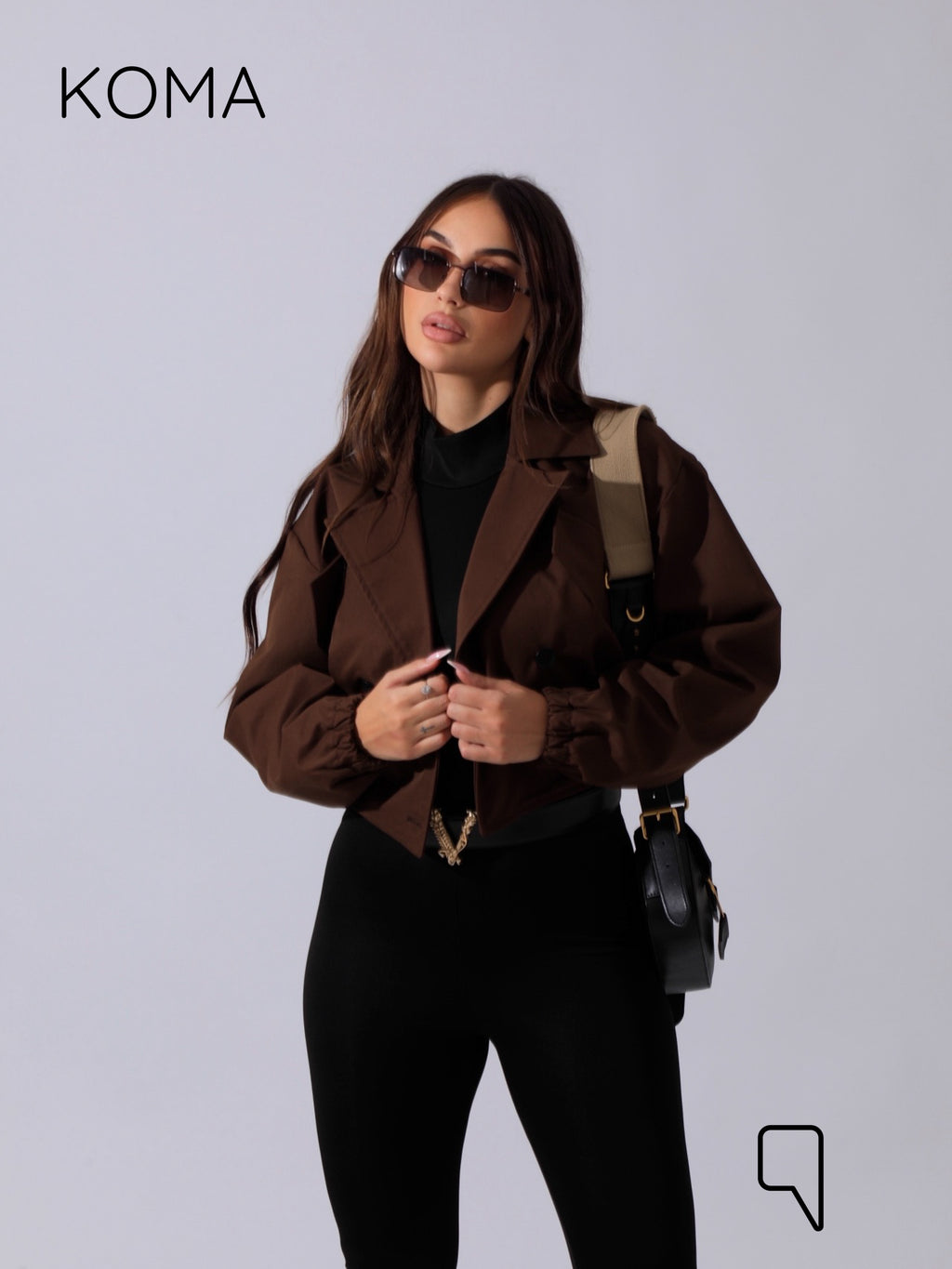 Salima Puffy Jacket - Brown