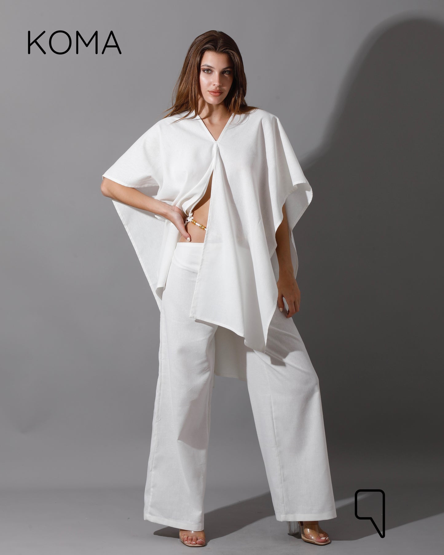 Piera Butterfly Co-Ord - OffWhite
