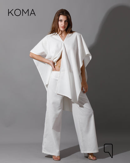 Piera Butterfly Co-Ord - OffWhite