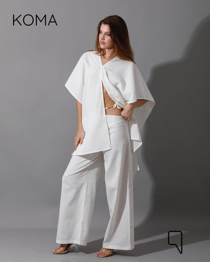 Piera Butterfly Co-Ord - OffWhite