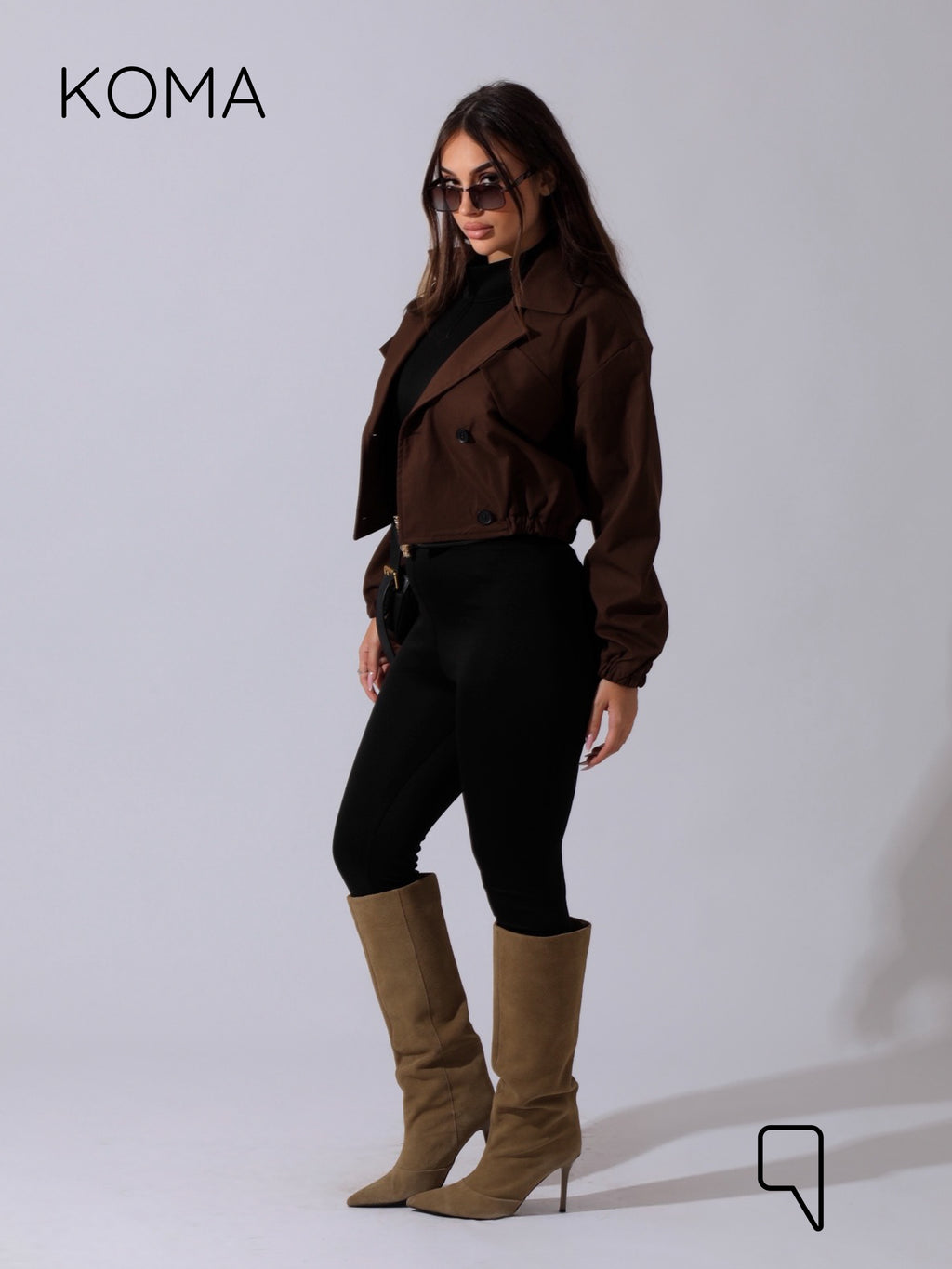 Salima Puffy Jacket - Brown