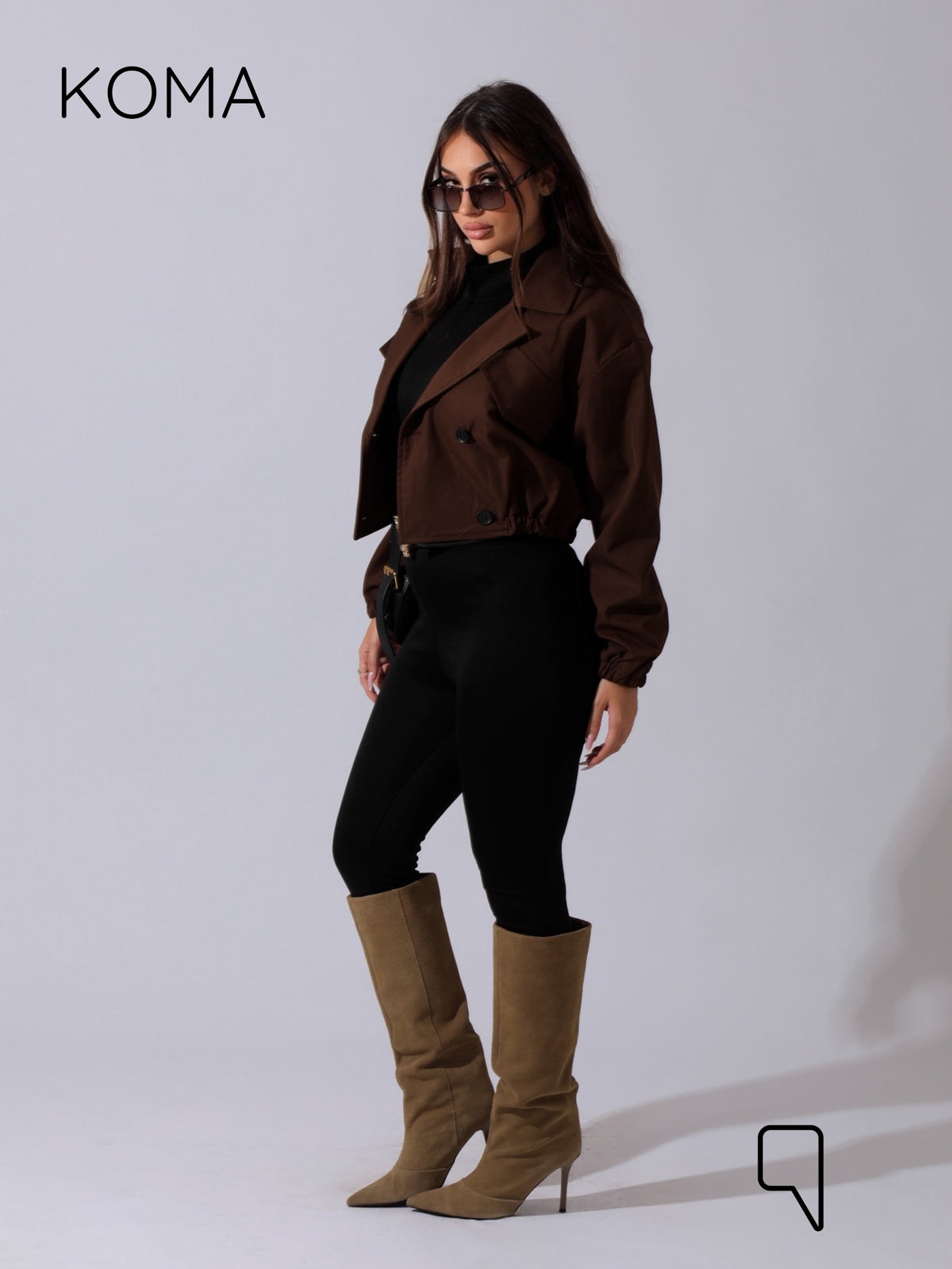 Salima Puffy Jacket - Brown
