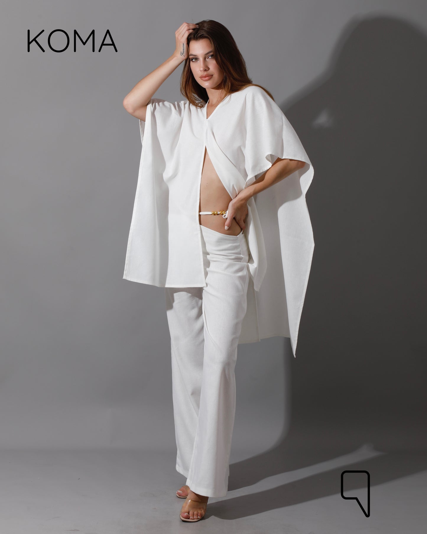 Piera Butterfly Co-Ord - OffWhite