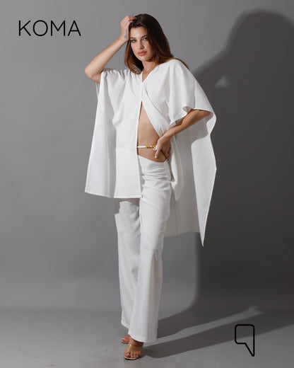 Piera Butterfly Co-Ord - OffWhite