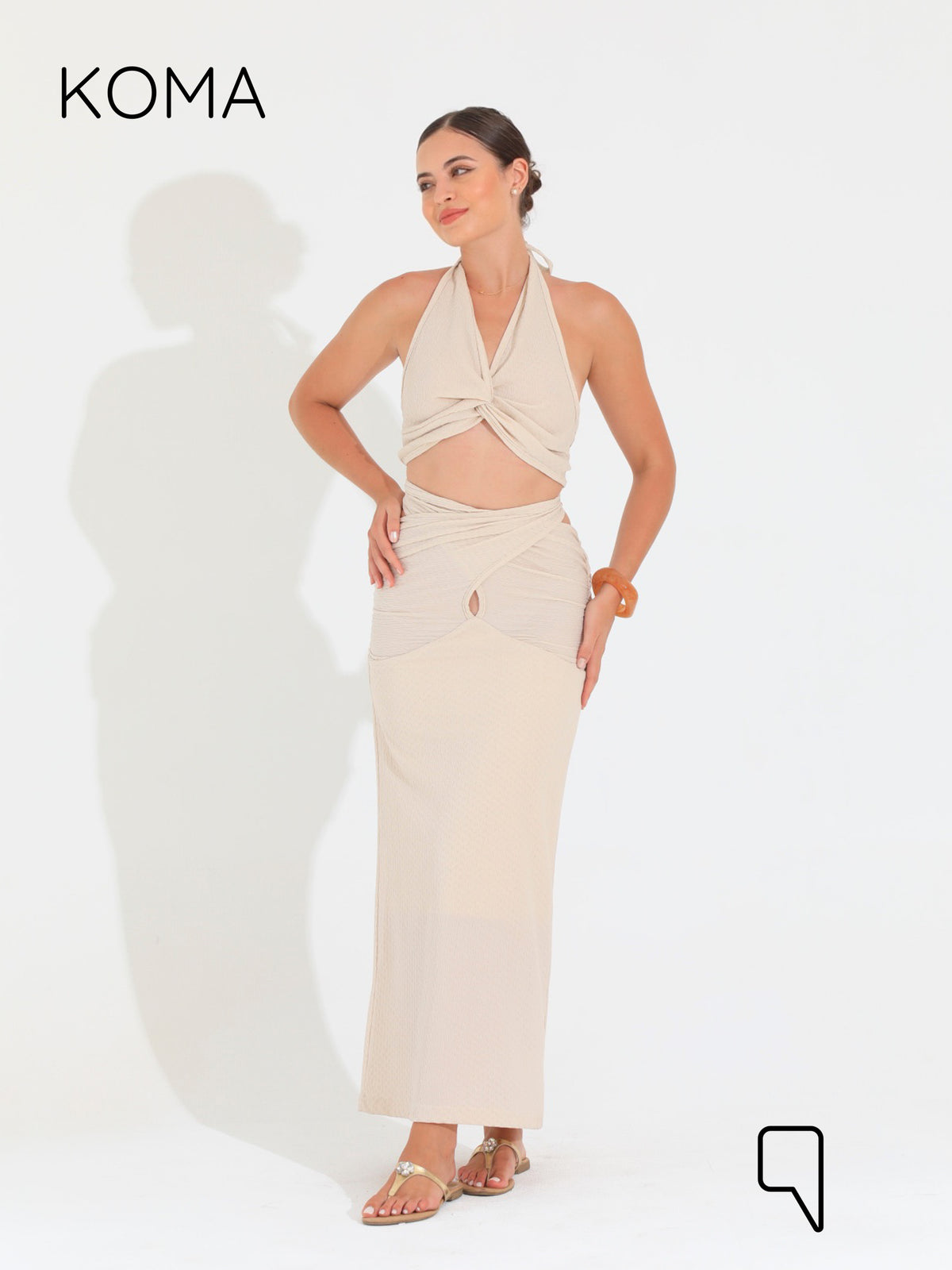 Paula Cutout Set - Beige