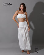 Gabi Top & Skirt Co-Ord - White
