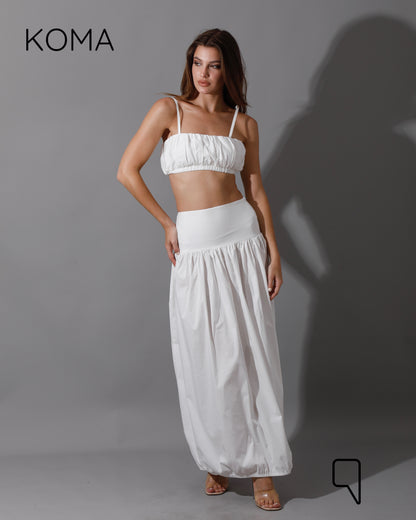 Gabi Skirt - White