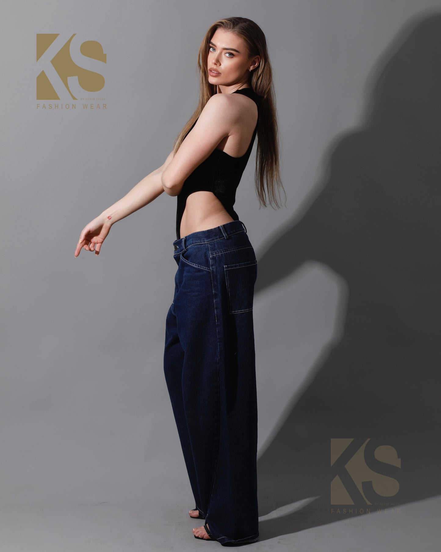 Velvet Body Suit - Black