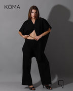 Piera Butterfly Co-Ord - Black