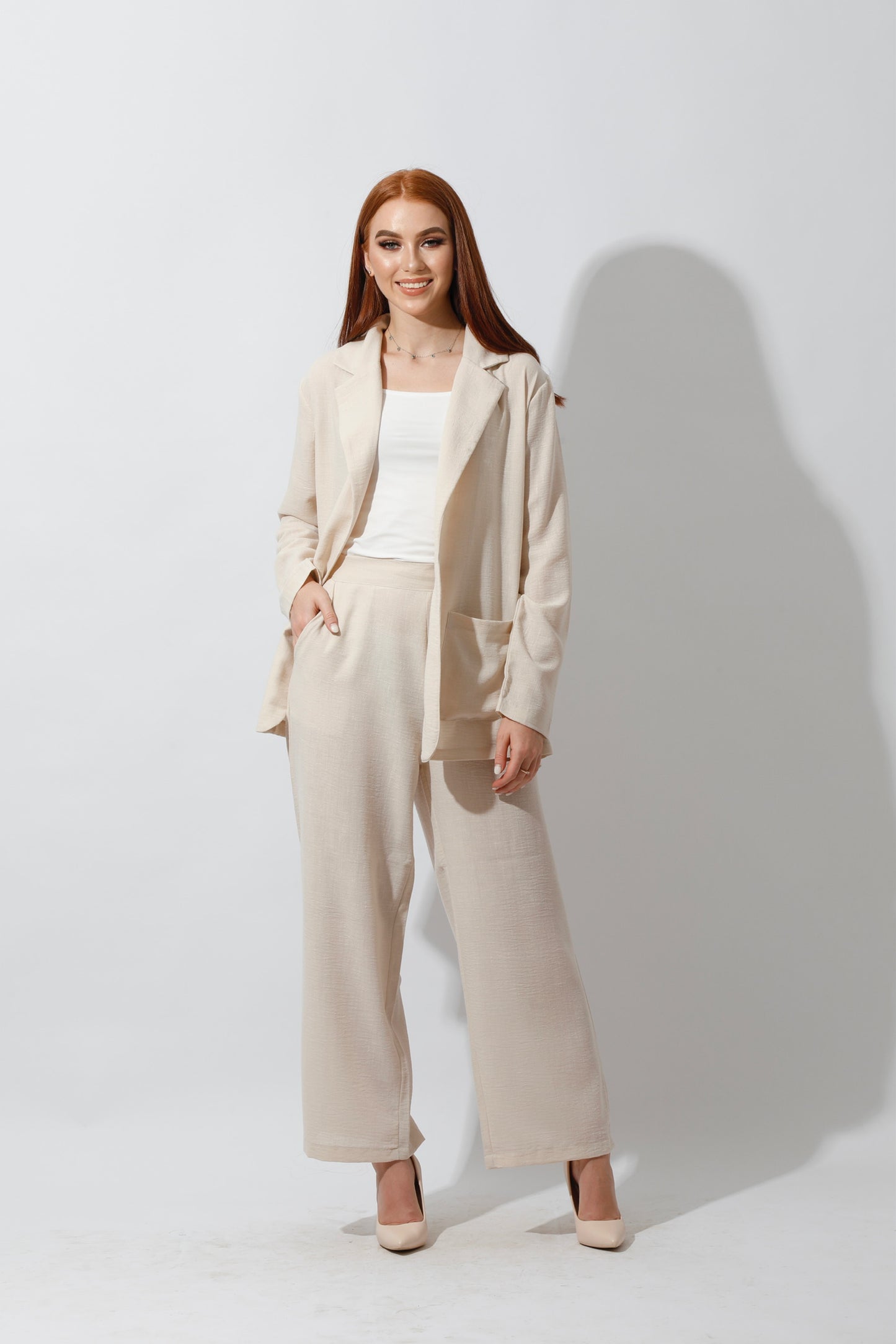 Candice Light Suit - Beige