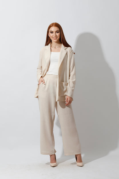 Candice Light Suit - Beige