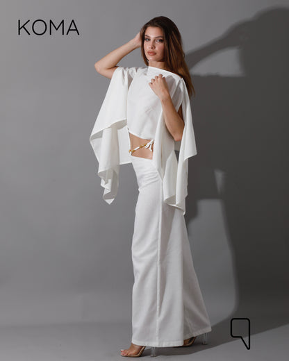 Piera Butterfly Co-Ord - OffWhite
