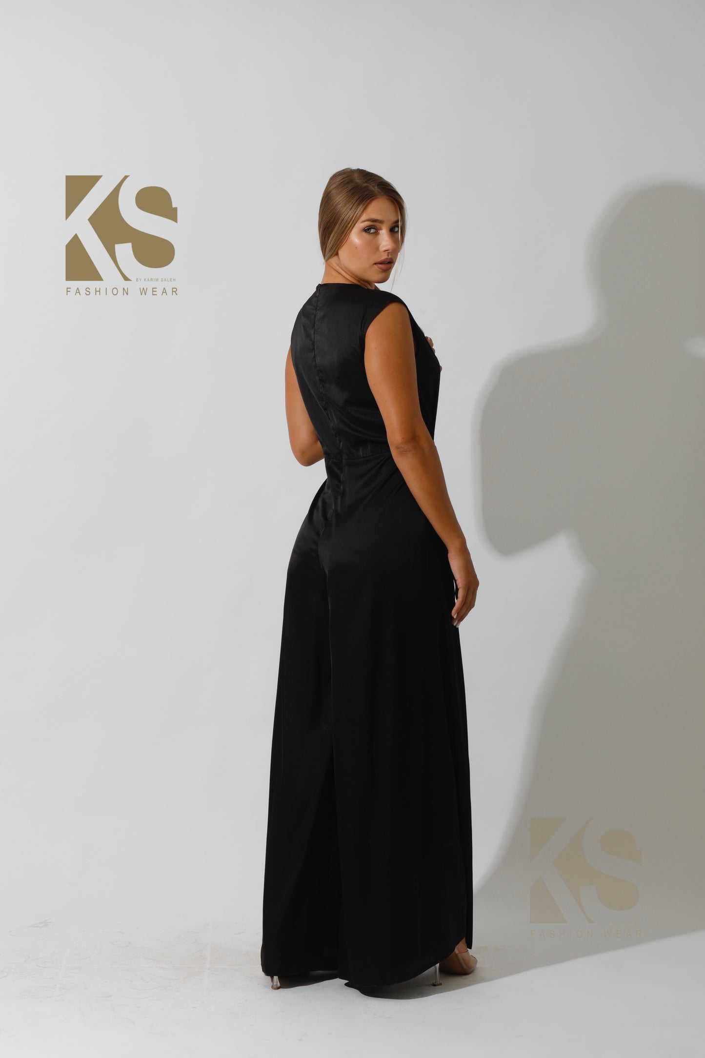 Flared Jumpsuit - Black