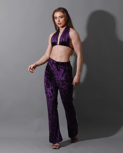 Tied Up Top - Purple