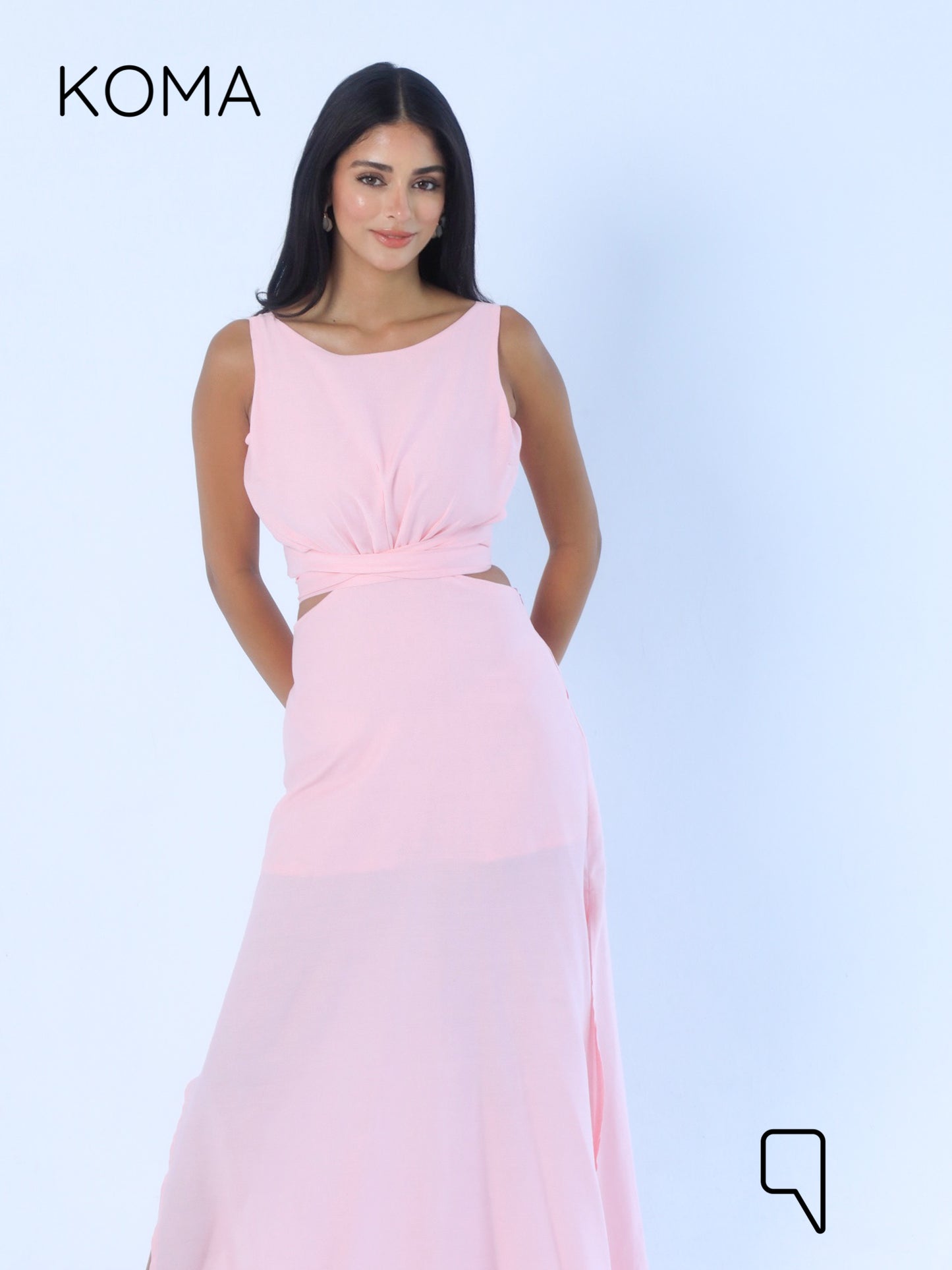 Lucinda Cress Cross Dress - Pink