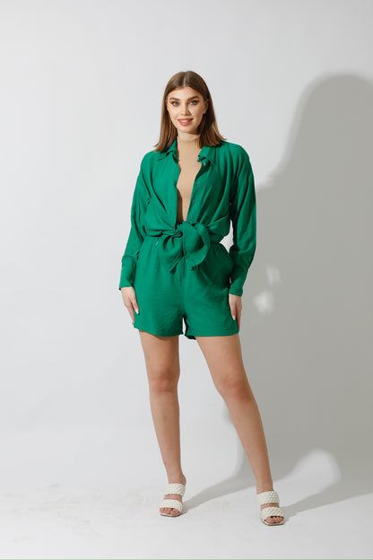 Lose Fit Shorts - Green