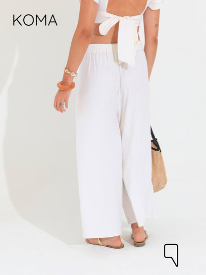 Mais Uncle Trousers  - White