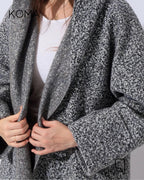 Arlette Hoodie Coat - Gray