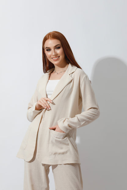 Candice Light Suit - Beige