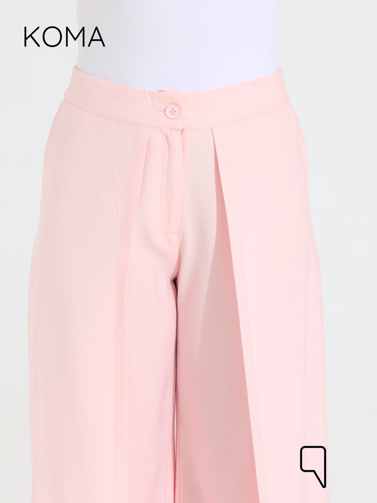Kendra Double Layer Trousers - Pink