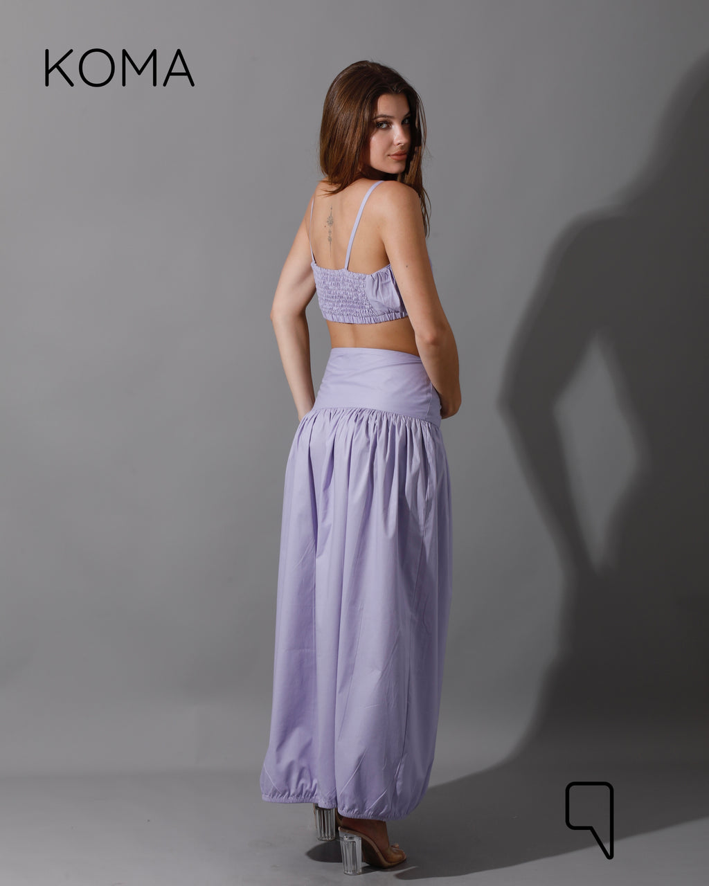 Gabi Top & Skirt Co-Ord - Lavender
