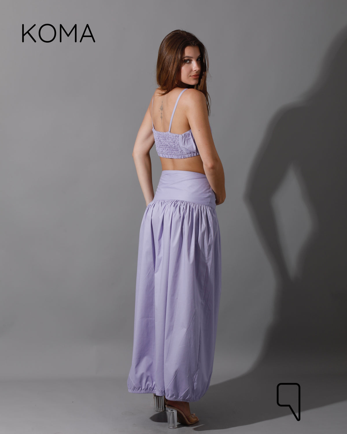 Gabi Top & Skirt Co-Ord - Lavender